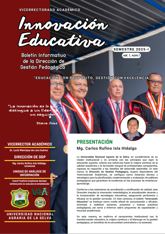 Innovación Educativa: Boletín Informativo de la Dirección de Gestión Pedagógica
